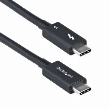 Cable Thunderbolt Startech.com 0.5 M V. 5, 80 Gbit/s, Negro