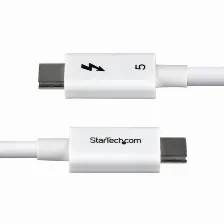Cable Thunderbolt Startech.com 0.8 M V. 5, 120 Gbit/s, Blanco