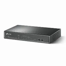 Switch Tp-link Tl-sf1008lp No Administrado, Rj-45 8, Fast Ethernet (10/100), 4 Poe, Negro