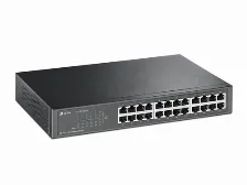 Switch Tp-link De 24 Puertos Rj45 10/100 Mbps No Administrable Para Montaje En Rack