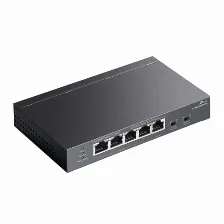 Switch Poe+ | Tp-link | Tl-sg1005p-pd | De Escritorio | Gigabit De 5 Puertos | 1 Puerto De Entrada Poe++ | 4 Puertos De Salida Poe+