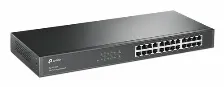 Switch Tp-link 24 Puertos Gigabit Ethernet, 10/100/1000 Mbps, 48 Gbit/s, No Administrable L2, Negro