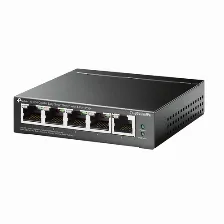 Switch Tp-link Tl-sg105mpe L2, Rj-45 5, Gigabit Ethernet (10/100/1000), Negro