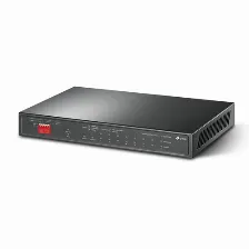 Switch Tp-link Tl-sg1210mp No Administrado, Rj-45 9, Gigabit Ethernet (10/100/1000), (poe +) 8, Negro
