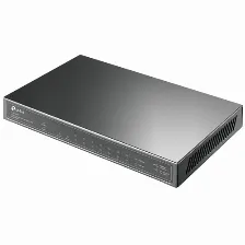 Switch Tp-link Tl-sg1210p No Administrado, Cantidad De Puertos 9, Puertos 9, (poe +) 8, Gigabit Ethernet (10/100/1000), 20 Gbit/s, Gris