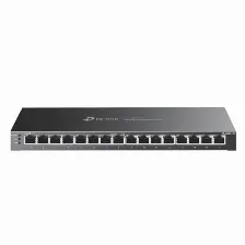Switch Tp-link Jetstream Tl-sg2016p L2/l3/l4, Rj-45 16, Gigabit Ethernet (10/100/1000), (poe +) 8, Negro