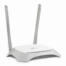 Router Inalambrico Tp-link Tl-wr840n 2 Antenas 5dbi, 2.4 Ghz, 4 Puertos, 300 Mbit/s, Blanco