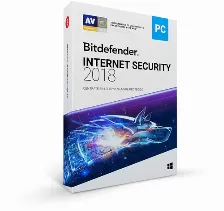 Antivirus Bitdefender Internet Security 2018, 1y, 3u, Mx, 3 Licencia(s), 1 Año(s)