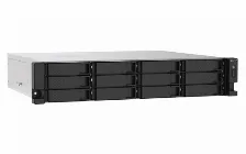 Nas Qnap Ts-1273au-rp-8g V1500b, 2.2 Ghz, 0 Tb, Bahías 12, 2.5/3.5