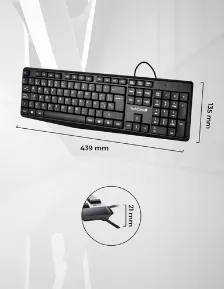 Teclado Techzone Teclado Alámbrico Alámbrico, Usb, Negro