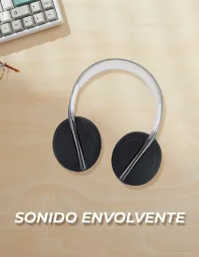Audífonos Techzone Tzdj01 Diadema, Inalámbrico Y Alámbrico, 3.5 Mm, Usb, Bluetooth, Negro, Gris