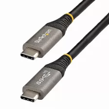 Cable Usb Startech.com Usb C A Usb C, 10000 Mbit/s, Gris, Negro