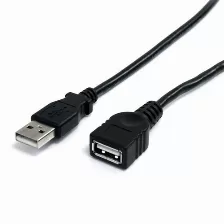 Extensor Startech.com 1.83 M, Usb A A Usb A, Macho/hembra, 480 Mbit/s, Negro