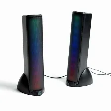 Bocinas Vortred V-930280 Usb, 3.5 Mm, Bt, Inalámbrico, Universal, Negro
