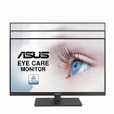 Monitor Asus Va27eqsb,full Hd, 27 Pulgadas, 1xhdmi, 1xvga, 1xdp, 1920 X 1080 Pixeles, Respuesta 5 Ms, 75 Hz, Con Ajuste Giratorio. Color Negro