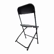 Pack De 10 Sillas Plegables Modamob Raven, Negras, Reforzadas, 47 X 45 X 82cm, Tubo 19mm, Calibre 18, Hasta 120kg