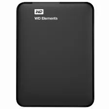 Disco Duro Externo Western Digital Elements Portable 4tb, Usb 3.2, Negro