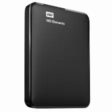 Disco Duro Externo Western Digital Elements Portable 4tb, Usb 3.2, Negro