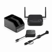Adaptador Inalámbrico Benq Instashow Wdc15 Formato 2160p, Distancia 15 M, Cc, Usb, Hdmi, Color Negro