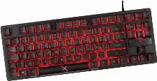 Teclado Xzeal Alambrico Xst-300, Rgb, Retroiluminado, Membrana, Cable Reforzado, Funcion Multimedia