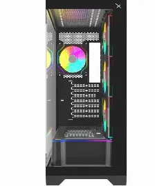Gabinete Gamer Xzeal Xz160, Full Tower, E-atx, Atx, Cristal Templado, 4x Ventiladores, Negro