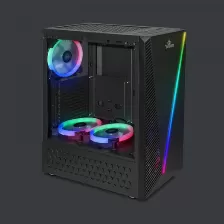 Gabinete Yeyian Ych-lar7-01bk Midi Tower, Psu No, Negro