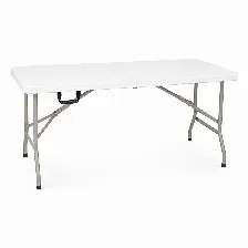 Mesa Plegable Modamob, Modelo Flex Board, Zl-z152, 1.52 Metros, Dimensiones 1.52*0.71*0.74mts, Color Blanco