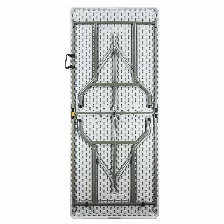 Mesa Plegable Modamob Flex Board 180, Color Blanco, Calibre 18, 1.80m, 180x74x74cm, Tubular 25mm Diametro, Uso Rudo