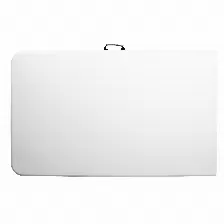 Mesa Plegable Modamob Flexboard 244, 2.44x76x74cm, Calibre 18, Diamtero De Tubo De 25mm, 4.3cm Grosor, Blanco