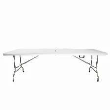 Mesa Plegable Modamob Flexboard 244, 2.44x76x74cm, Calibre 18, Diamtero De Tubo De 25mm, 4.3cm Grosor, Blanco Perdida Amazon